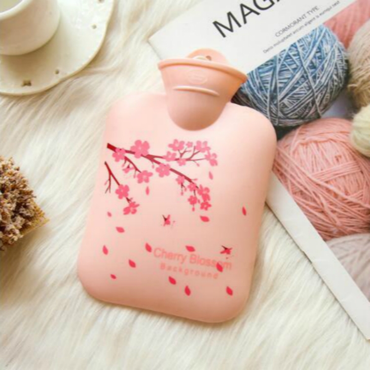 

Portable Winter Warm Friendly PVC Water Injection Hot Water Bag, Size:Small(Cherry)