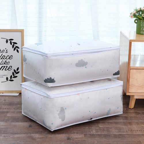 transparent clothes quilts folding storage bags