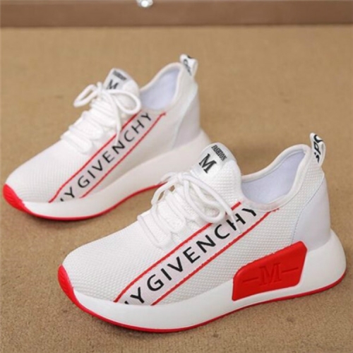 

Autumn Female Color Matching Lace Breathable Mesh Casual Sports Shoes, Size:39(White)