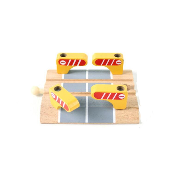 

Beech Rail Hovering Railroad Station Parallel Bars Crossing Wooden Toys, Style:Parallel Bars Crossing
