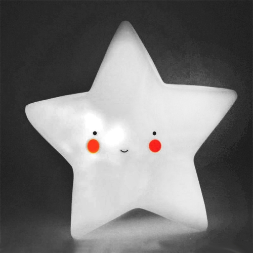 

LED Bedroom Bedside Children Room Stars Cartoon Night Light(White)