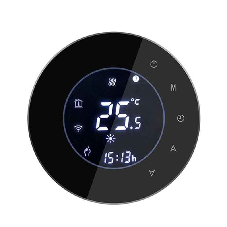 

THP6000WHP Plumbing Water Heating Type Heating Intelligent Touch Screen Temperature Regulator(Black)