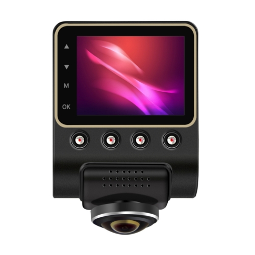 

Video Recorder 360 Degree Panoramic Car DVR WIFI Camera Night Vision, Version:Decompression Verion Single Camera