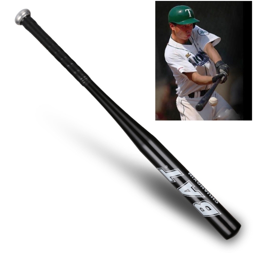 

Black Aluminium Alloy Baseball Bat Batting Softball Bat, Size:34 inch