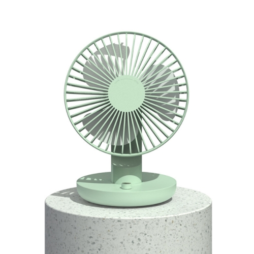 

Creative USB Rechargeable Mini silent Desktop High Wind Power Shaking Head Fan(Green)