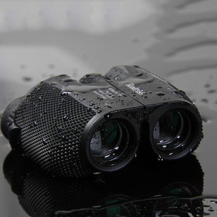 

ROLISS 10X25 Outdoor Sports Portable Waterproof Pocket Binocular High Power Telescope(Black)