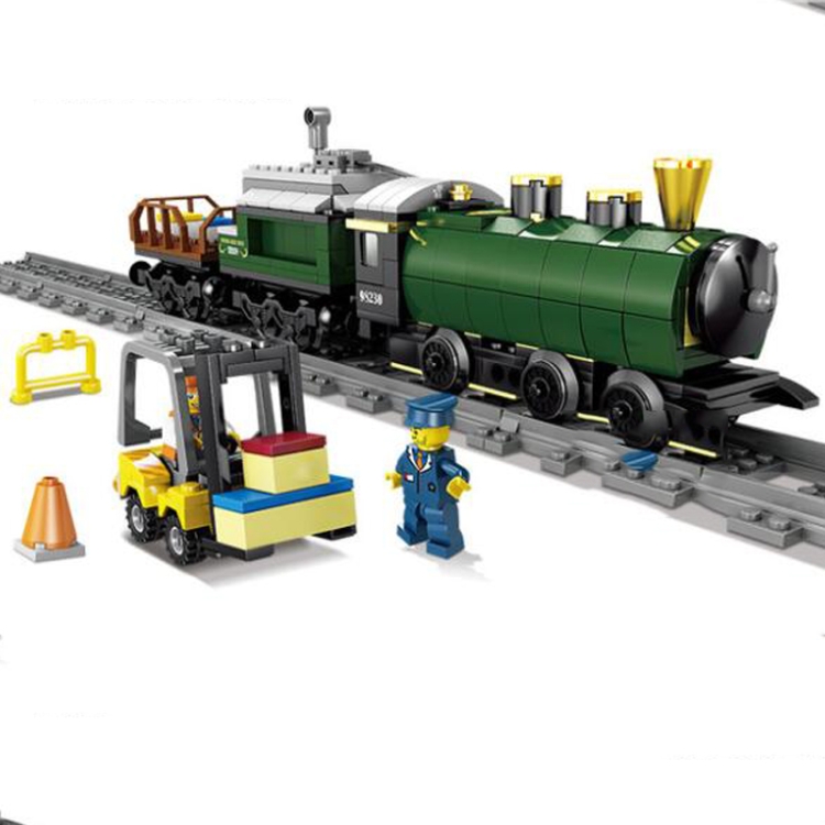 

City Electric Rail Train Harmony Assembled High-speed Rail Building Blocks(Liberation Train)