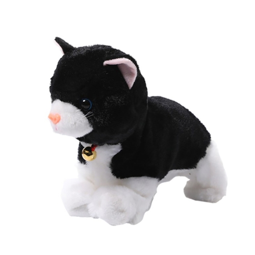 

Electric Walking Plush Voice Cat Animal Cute Interactive Toy(Black)