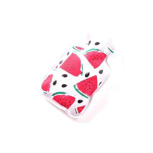 

Cartoon Mini Water Injection Hot Water Bag Portable Hand Warmer, Color:Watermelon