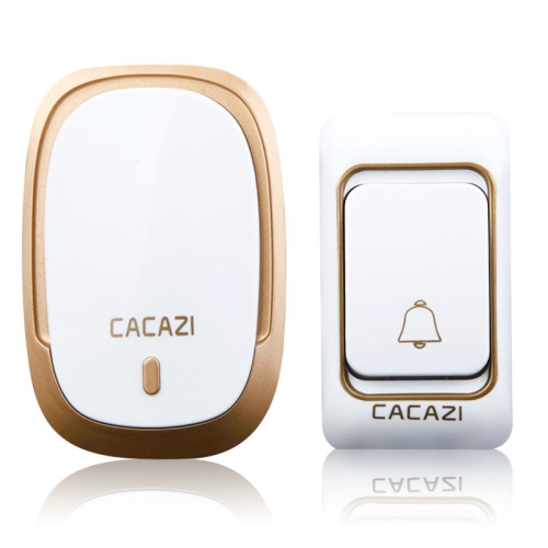 

CACAZI K01 Pager Wireless Smart Music Waterproof Doorbell, Random Color Delivery, US / EU / UK Plug