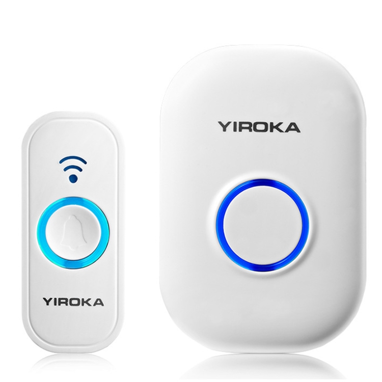 

Yiroka Wireless Doorbell Smart Doorbell Digital Doorbell for the Elderly, Plug type:US Plug