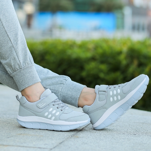 

Women Shoes With Cotton Warm Soft Bottom Non-Slip Sneakers, Size:38(Grey)