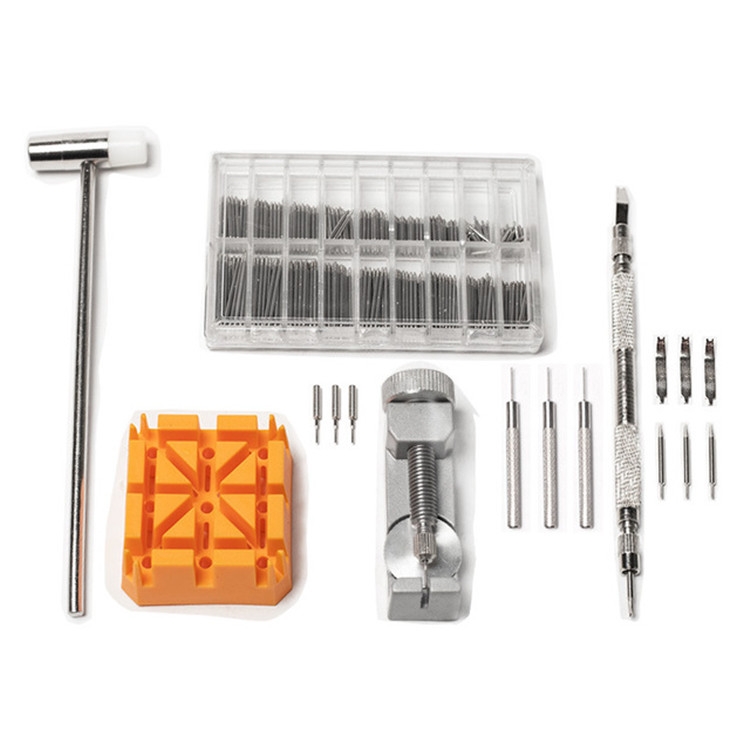 

24 in 1 Watch Repair Tool Disassembly Watch Bracelet Set Big Strap Link Pin Spring Bar Remover Metal Watch Remover, Specification:B Edition