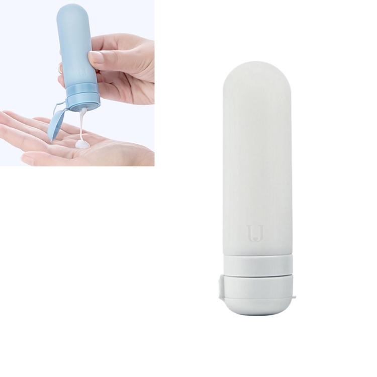 

Travel Silicone Dispensing Bottle Travel Cosmetic Lotion Shampoo Bath Dew Cream Skin Care Product Small Bottle(Light Grey)