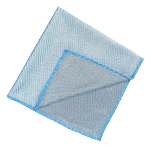 

10 PCS Microfiber Wipe Glass Non-Marking Cleaning Cloth, Size:30x30cm, Colour:Blue
