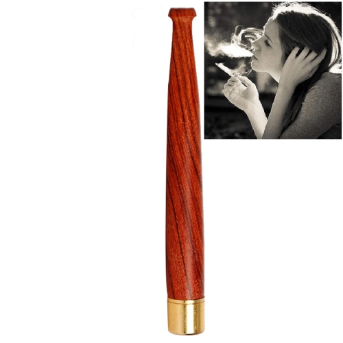 

Ladies Twig Pull Rod Filter Can Wash Wood Sandalwood Long Cigarette Holder, Specifications:5 mm Fine Smoke(Red Rosewood A102)