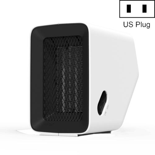 

Desktop Mini Heater Household Mute Energy-saving Vertical And Horizontal Dual-use Instant Heater, Plug Style:US Plug(White)