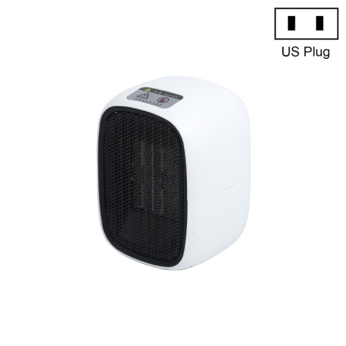 

Household Heater Mini Desktop Hot Air Blower, Style:US Plug(White)