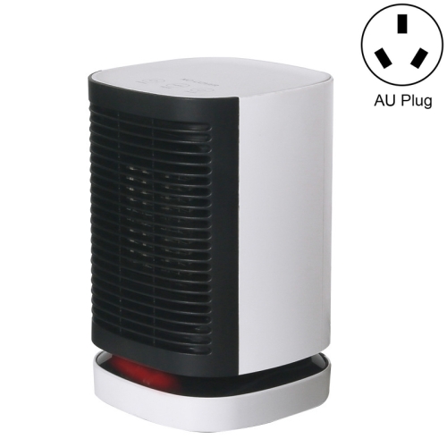 

Shaking Head Mini Heater Office Heater Rotary Quick-Heat Vertical Heater, Style:AU Plug(White)