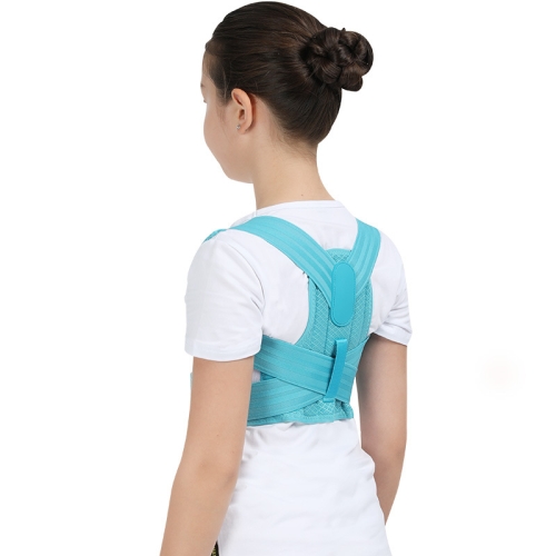 

Children Sitting Posture Correction Belt Students Hunchback Correction Belt Men And Women Open Shoulders, Size:S(063 Blue)