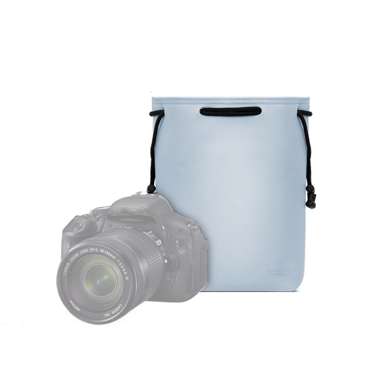 

Baona Camera Bag Lens Drawstring Pouch, Size: Medium(Blue)