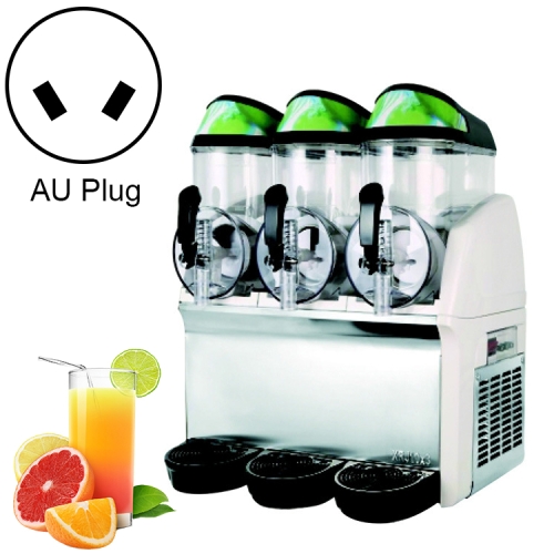 

BS-3N Three Cylinder Juice Drink Machine Cold Drink Smoothie Blender Machine Self Service Mixing Slush Machine(AU Plug)