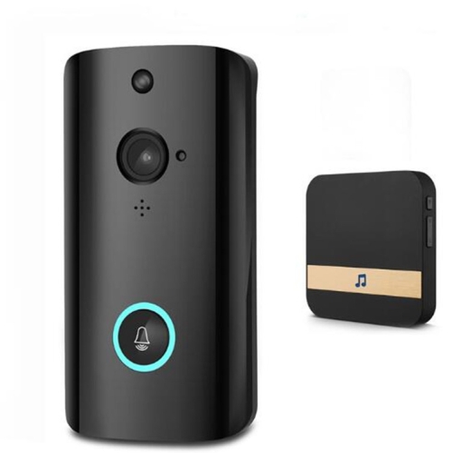 

Smart WiFi Video Intercom Door Home Alarm Remote Monitoring, Typle:M9 + UK Plug Ding Dong Machine