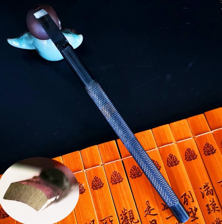 

Bonsai Making Tool Forged Drawing Knife Non Slip Handle Line Carving Tool, Typle:Sharp arc knife