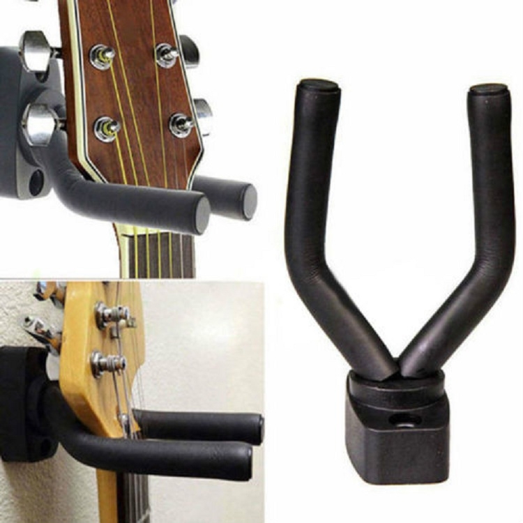 

3 PCS Guitar Short Hook Wall Metal Hanger(Black)