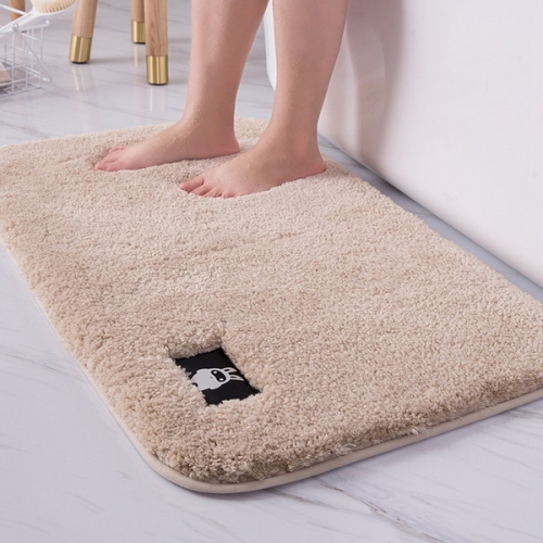 

Bathroom Toilet Absorbent Bath Mat Carpet Bedroom Non-slip Foot Pad, Size:50x80cm(Creamy-white)