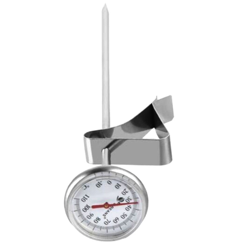 

L-BEANS Stainless Steel Hand Made Coffee Thermometer Coffee Probe Water Temperature Meter, Style:Long Probe