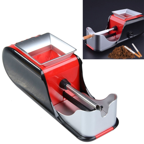 

Electric Cigarette Maker Automatic Cigarette Puller Set Empty Tobacco Pipe Household Tobacco Equipment, EU Plug(Red)