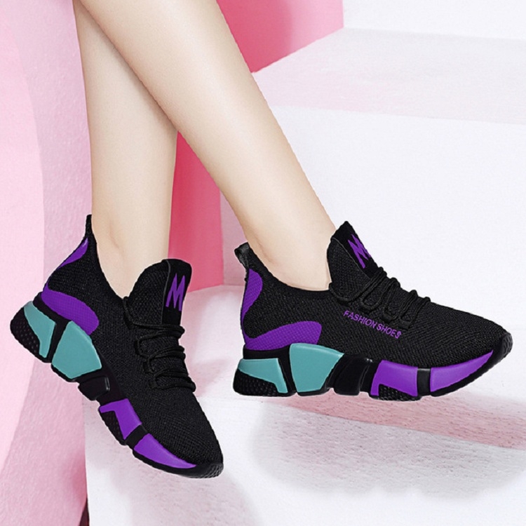 

Women Shoes Wild Cloth Sneakers, Size:39(Purple)