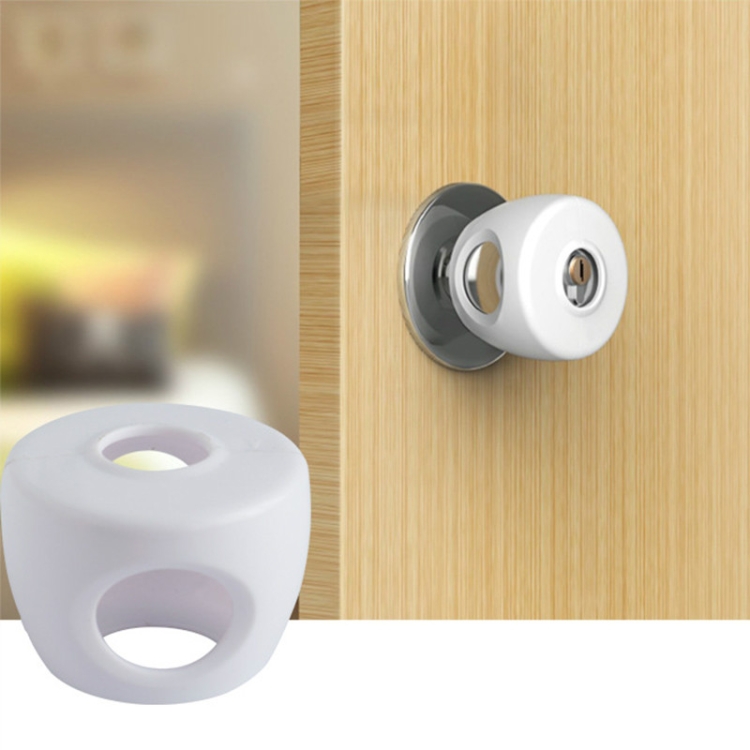 

5 PCS Baby Safety Door Handle Anti-Collision Protective Cover(White)
