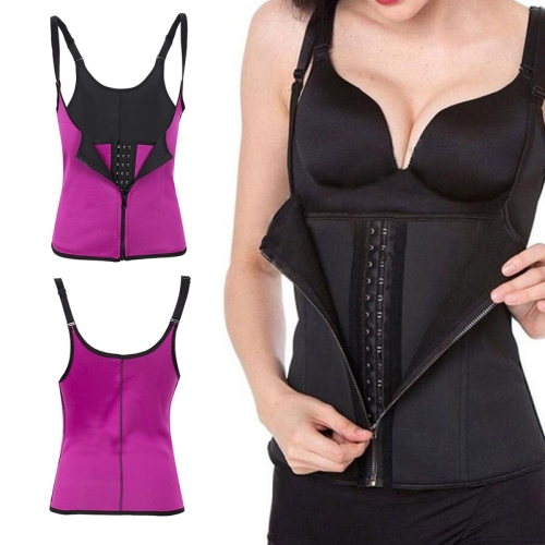 

Rubber Underwear Belly Belt Back Buckle Corset, Size:XL(Red)