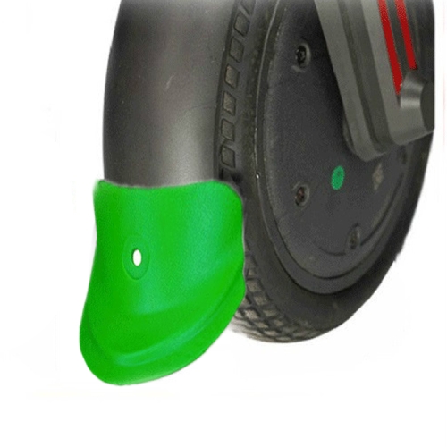 

1 Pair For Xiaomi Mijia M365 / M365 Pro Electric Scooter Universal Fishtail Shape Rubber Fender, Size:7.5 x 7cm(Green)