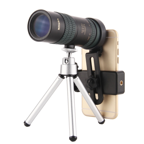 

LUXUN 8-24X30 Shimmer Night Vision Single-Cylinder Variation Telescope with Phone Clip & Tripod