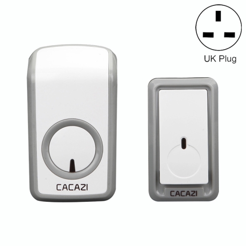 

CACAZI W-899 Smart Home Wireless Doorbell Remote Control Doorbell, Style:UK Plug