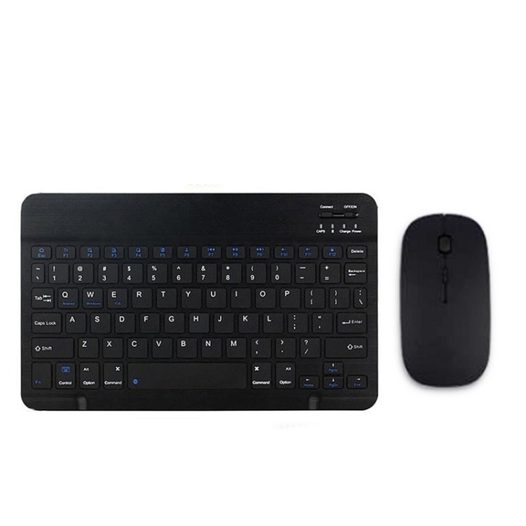 

YS-001 9.7-10.1 Inch Tablets Phones Universal Mini Wireless Bluetooth Keyboard, Style:with Bluetooth Mouse(Black)