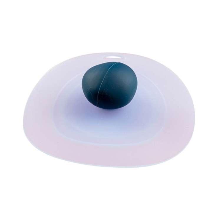 

Translucent Silicone Cup Lid Creative Leakproof and Dustproof Household Hot Water Sealed Bowl Lid(Blue)