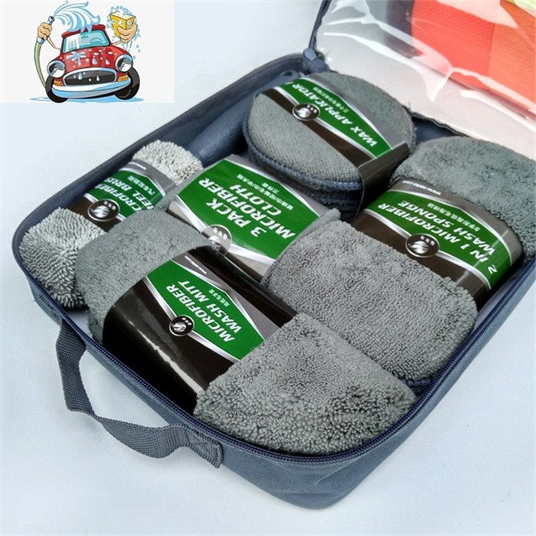 

9 In 1 Car Wash Cleaning Kit Car Wash Supplies Car Wash Tools(Gray)