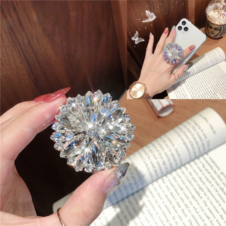 

2 PCS Lazy Man Live Shooting Mobile Phone Rotating Ring Buckle Holder, Style:Small Diamond
