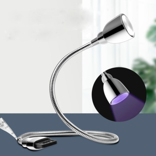 

Flexible Hose USB Ultraviolet LED Sterilization Disinfection Lamp(Silver)