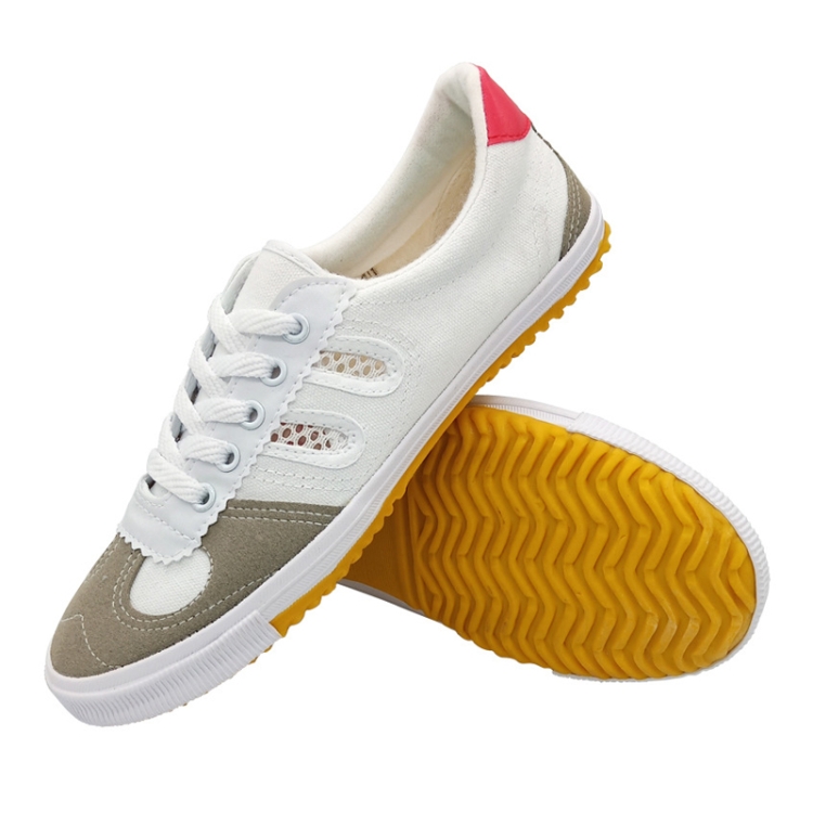 

Volleyball Shoes Tendon Sole Canvas Shoes Martial Arts Training Sports Shoes, Size:42/260(White)