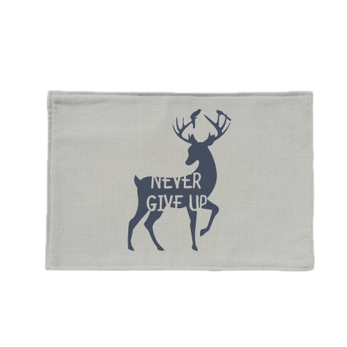 

Living Room Bathroom Velvet Non-Slip Floor Mat Fabric Carpet, Size:40x60cm(Deer)