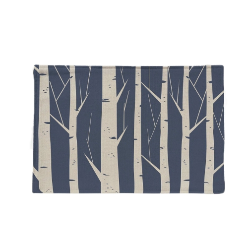 

Living Room Bathroom Velvet Non-Slip Floor Mat Fabric Carpet, Size:40x60cm(Tree)