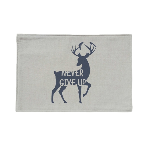 

Living Room Bathroom Velvet Non-Slip Floor Mat Fabric Carpet, Size:50x80cm(Deer)