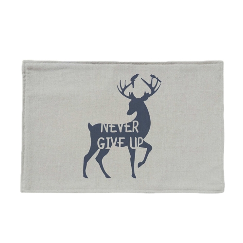 

Living Room Bathroom Velvet Non-Slip Floor Mat Fabric Carpet, Size:60x80cm(Deer)