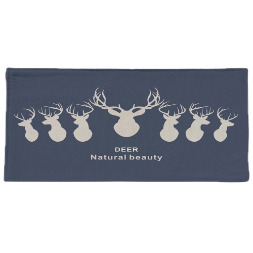 

Living Room Bathroom Velvet Non-Slip Floor Mat Fabric Carpet, Size:40x120cm(Deer House)