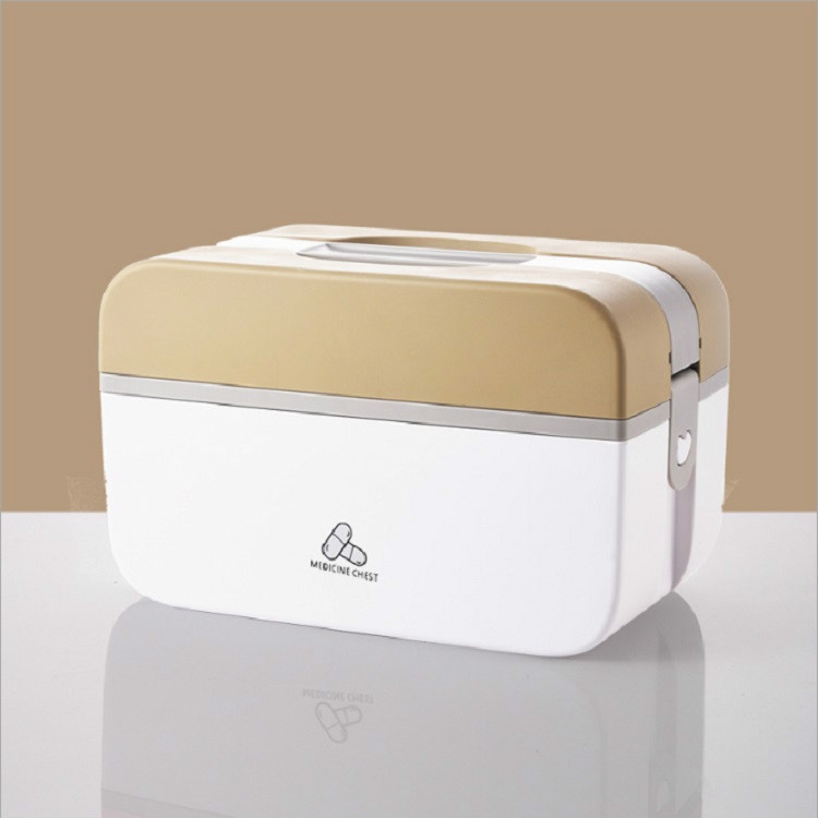 

Portable Household Multi-layer Emergency Medical Box, Size:L=31x20.5x23cm(Brown)